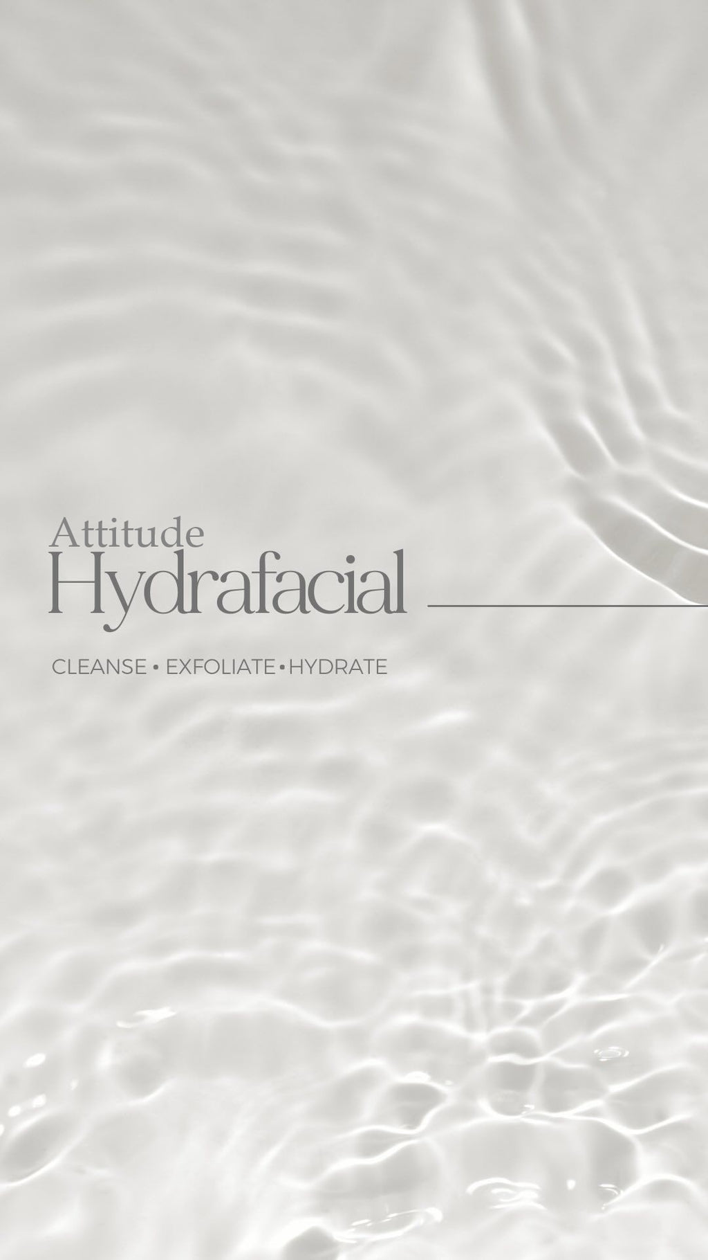 ATTITUDE HYDRA FACIAL THERAPY