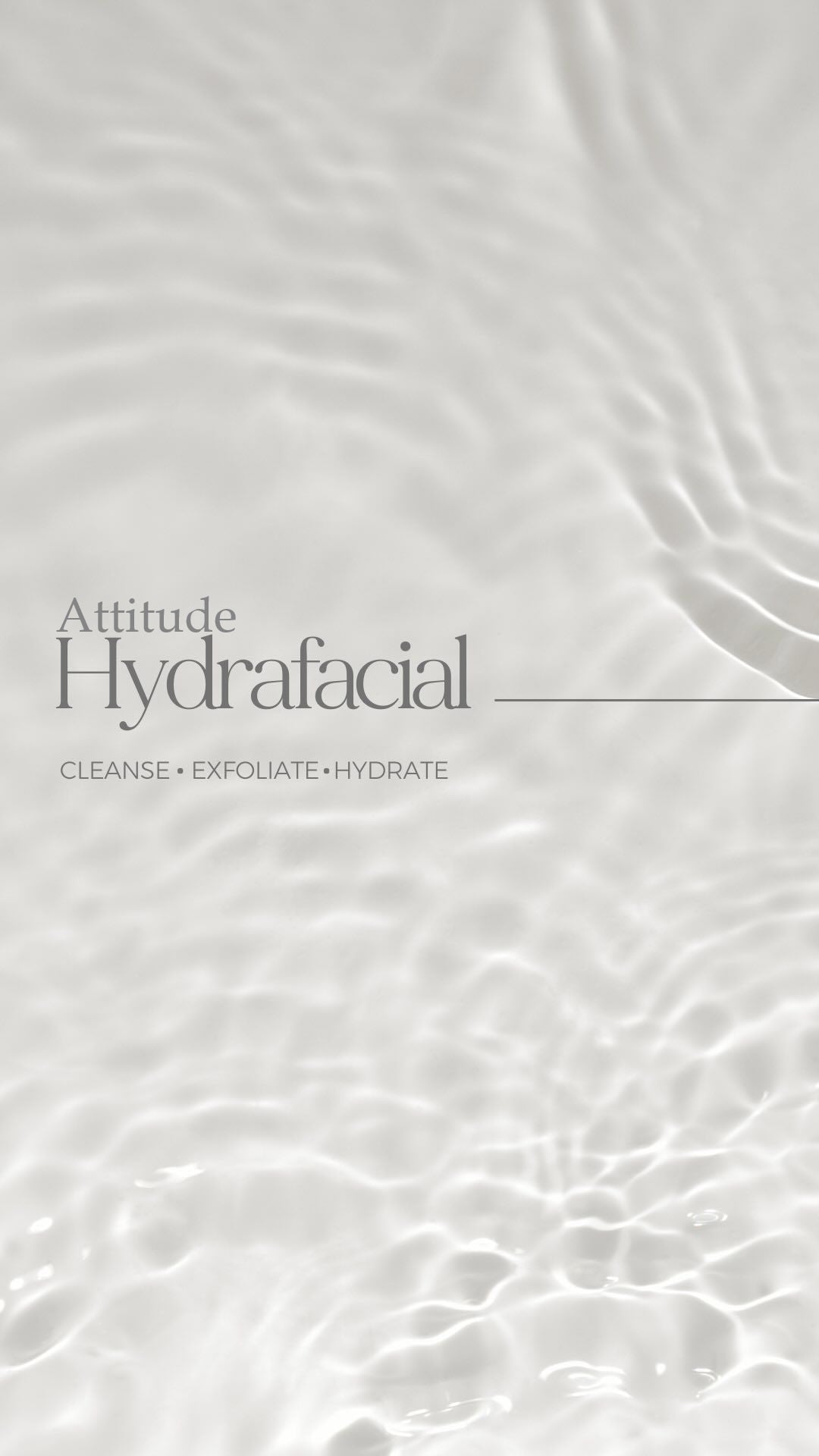 ATTITUDE HYDRA FACIAL THERAPY