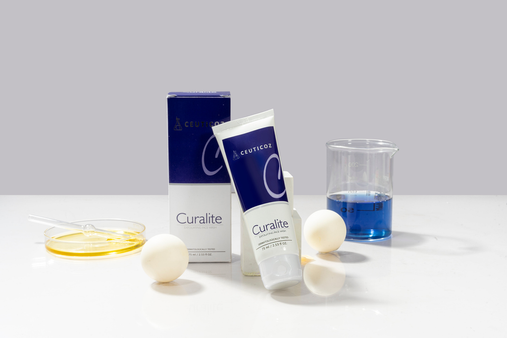 CURALITE - Exfoliating Face Wash - Net Wt. - 75 Ml
