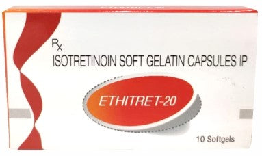 ETHITRET - 20 Soft Gelatin Capsules IP