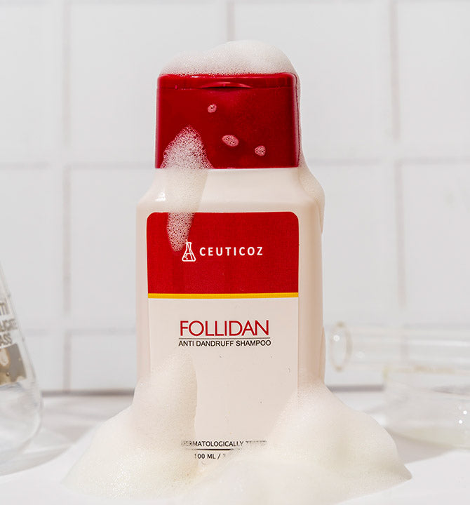 FOLLIDAN - Anti Dandruff Shampoo - Net Wt. - 100 Ml