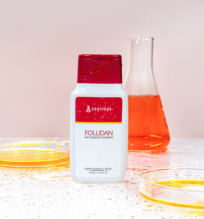 FOLLIDAN - Anti Dandruff Shampoo - Net Wt. - 100 Ml