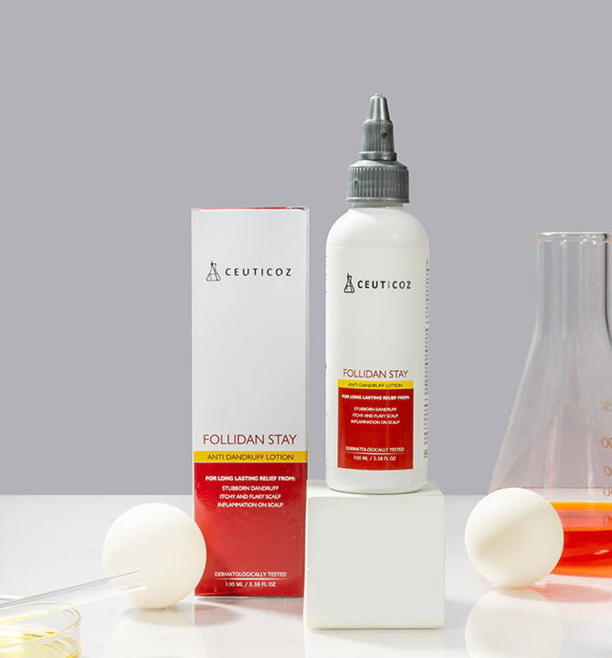 FOLLIDAN Stay - Anti-Dandruff Lotion - Net Qty. - 100 Ml