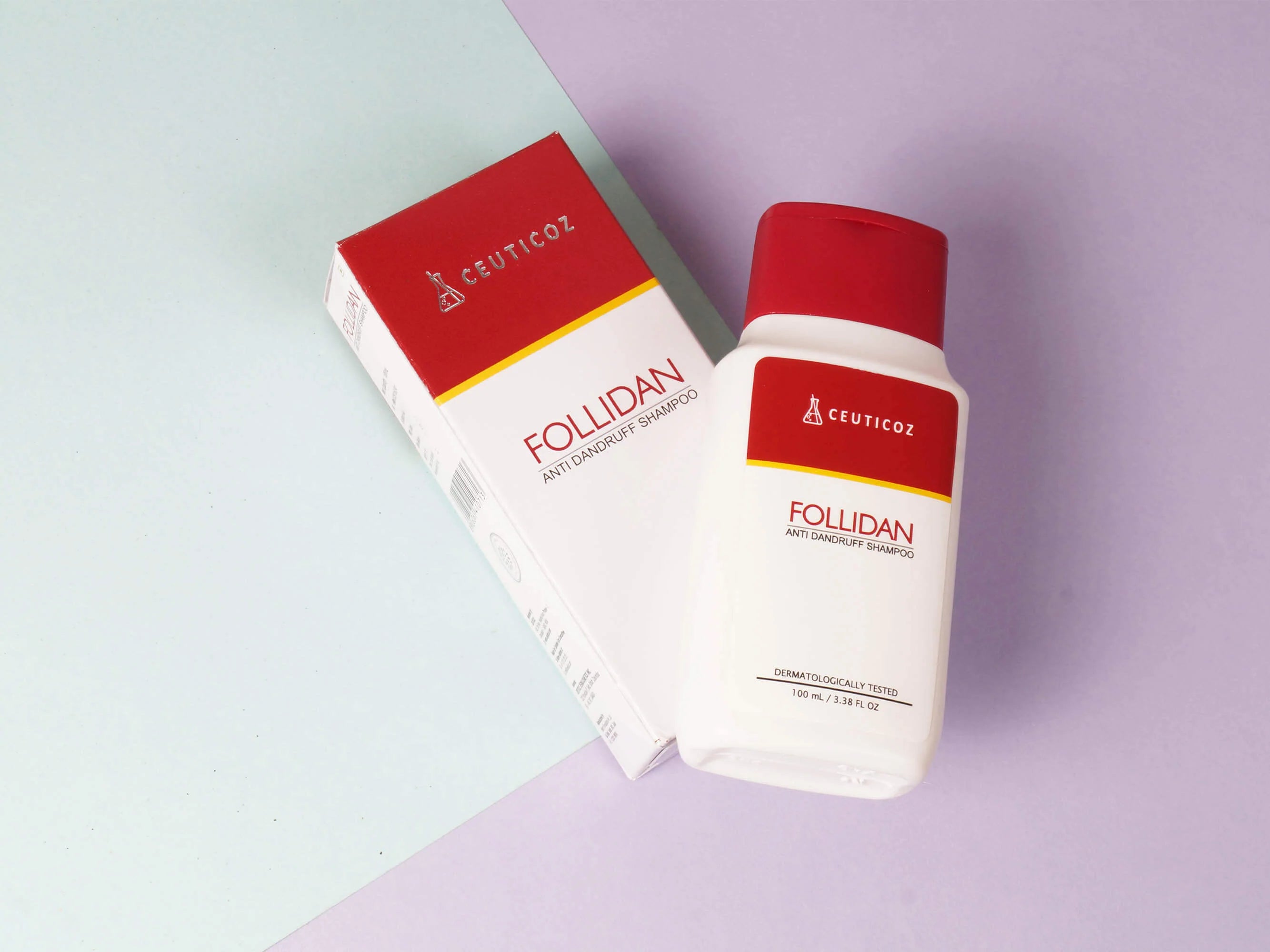 FOLLIDAN - Anti Dandruff Shampoo - Net Wt. - 100 Ml