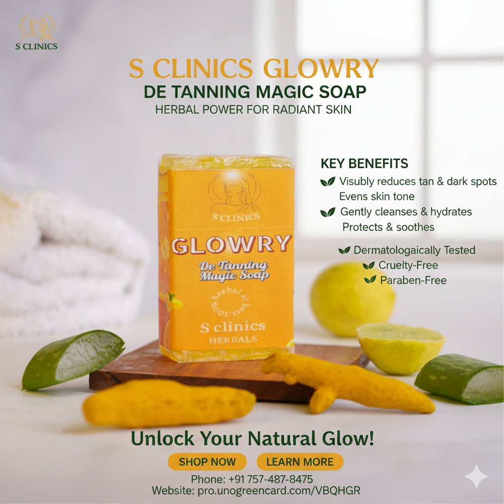 GLOWRY — Anti-Tann & Pigmentation Bar - Net Wt. - 80 Grm