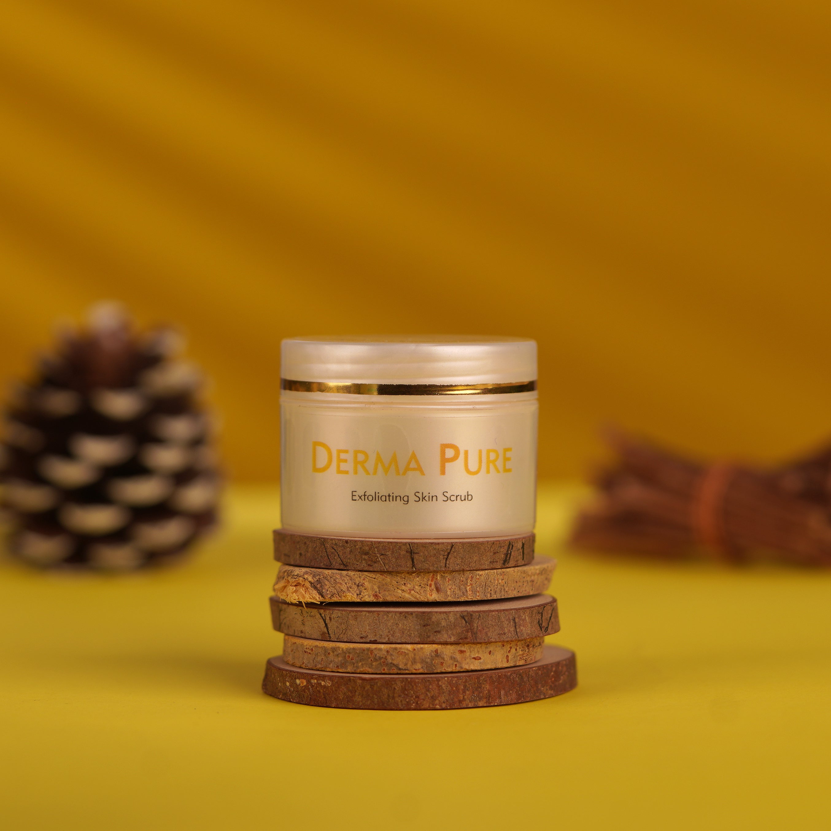 DERMA PURE — Exfoliating Skin Scrub - Net Wt. - 30 Grm