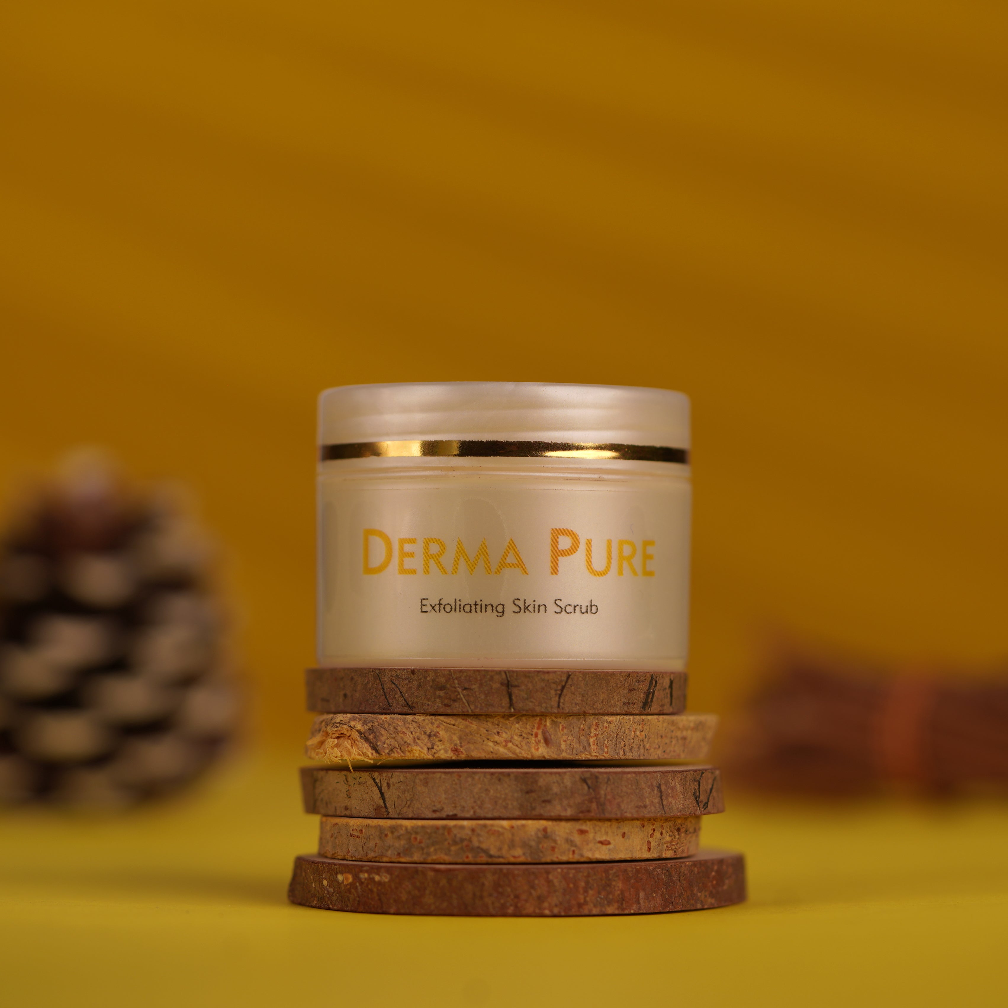 DERMA PURE — Exfoliating Skin Scrub - Net Wt. - 30 Grm