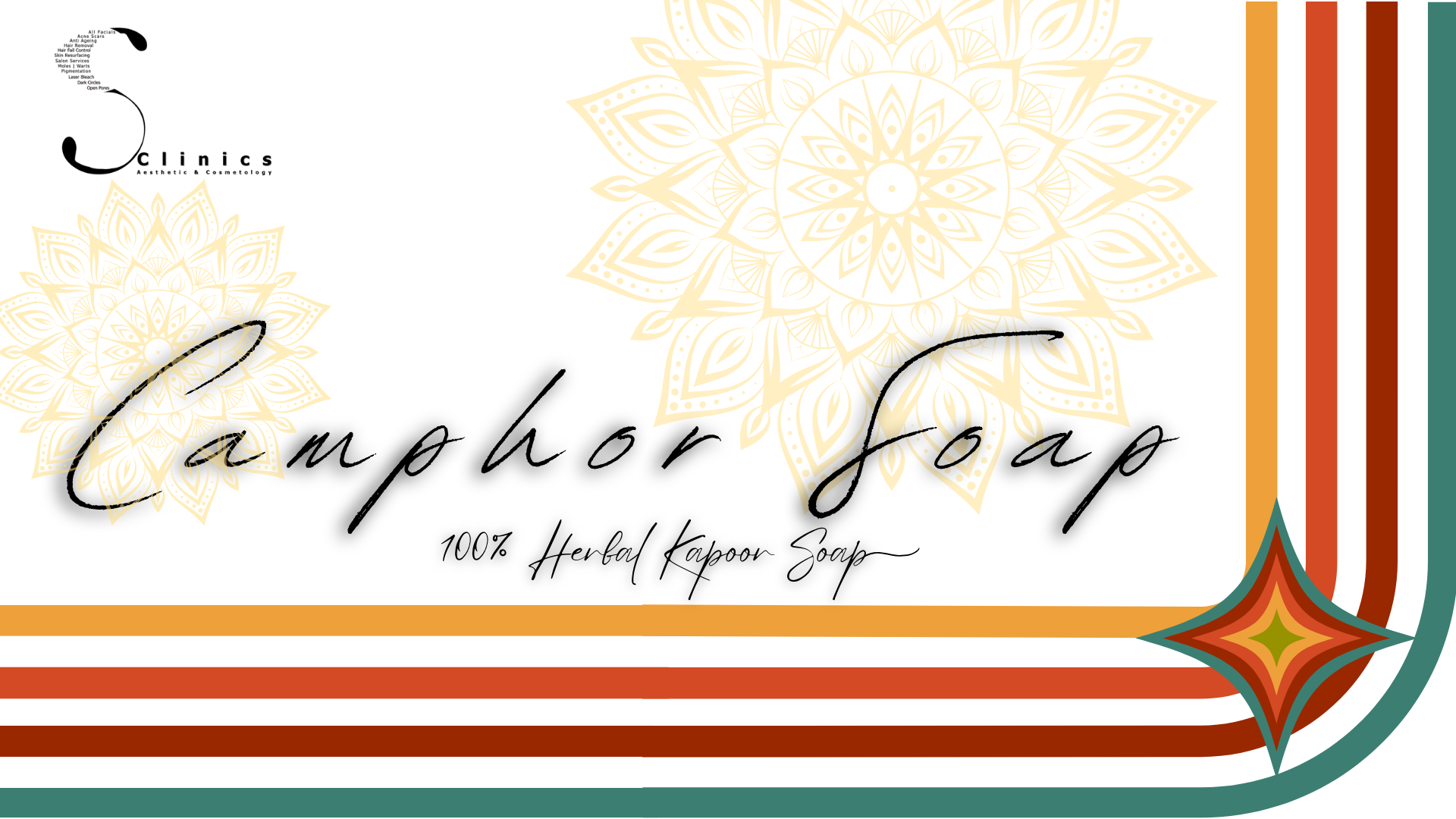 Herbaceous Camphor (KAPUR) Soap, Pure. Refreshing. Therapeutic. – Net Wt. – 100 Grm